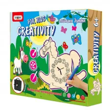 Набор для детского творчества Strateg "Часы из фанеры: лоша Зуммі" (6109)