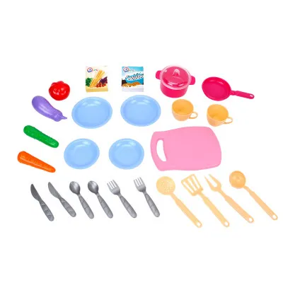 Игрушечный набор ТехноК "Кухня" 26 элементов арт 6177 Игрушечный набор ТехноК "Кухня" 26 элементов арт 6177