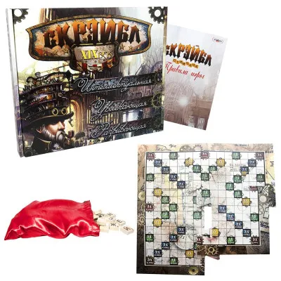 Настільна гра Strateg "Скрейбл" (рус) (635) Настільна гра Strateg "Скрейбл" (рус) (635)