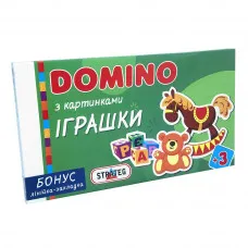 Настольная игра Strateg "Домино: іграшки" (укр) (677)
