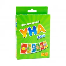 Настольная игра Strateg УНА zoo карточная развлекательная на украинском языке 7016