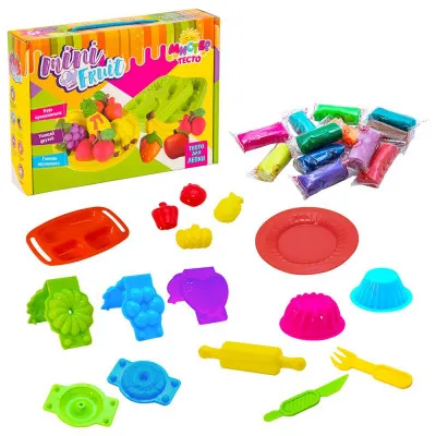 Набір для дитячої творчості Strateg "Містер тісто: Mini Fruit" (22 елем) (71201) Набір для дитячої творчості Strateg "Містер тісто: Mini Fruit" (22 елем) (71201)