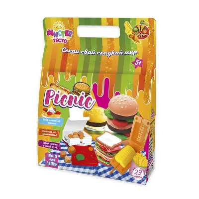 Набір для дитячої творчості Strateg "Містер тісто: Picnic" (29 елем) (71301) Набір для дитячої творчості Strateg "Містер тісто: Picnic" (29 елем) (71301)