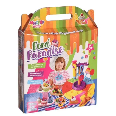 Набір для дитячої творчості Strateg "Містер Тісто: Food paradise" (57 елем) (71304) Набір для дитячої творчості Strateg "Містер Тісто: Food paradise" (57 елем) (71304)
