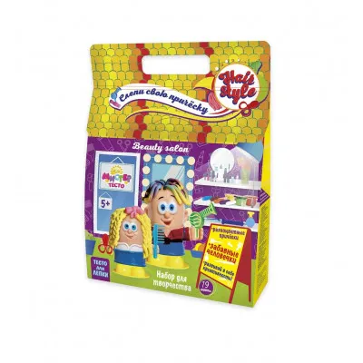 Набір для дитячої творчості Strateg "Містер тісто: Hair style" (19 елем) (71306) Набір для дитячої творчості Strateg "Містер тісто: Hair style" (19 елем) (71306)