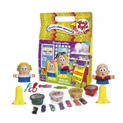 Набір для дитячої творчості Strateg "Містер тісто: Hair style" (19 елем) (71306) Набір для дитячої творчості Strateg "Містер тісто: Hair style" (19 елем) (71306)