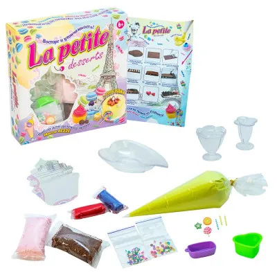 Набір для дитячої творчості Strateg "La petite desserts" (12 елем) (71311) Набір для дитячої творчості Strateg "La petite desserts" (12 елем) (71311)