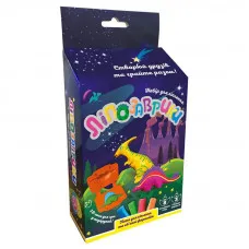 Набор для творчества Strateg "Теста для лепки Ліпозаврики" (укр) (71410)