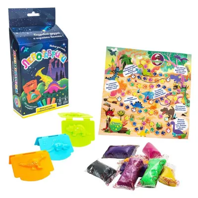 Набір для творчості Strateg "Теста для ліплення Ліпозаврики" (рус) (71411) Набір для творчості Strateg "Теста для ліплення Ліпозаврики" (рус) (71411)