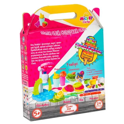 Набір для дитячої творчості Strateg "Містер тісто: Ice Paradise" (24 елем) (71502) Набір для дитячої творчості Strateg "Містер тісто: Ice Paradise" (24 елем) (71502)