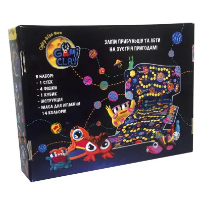 Маса для ліплення Strateg "Gumi clay" (14 кольорів) (укр) (71505) Маса для ліплення Strateg "Gumi clay" (14 кольорів) (укр) (71505)