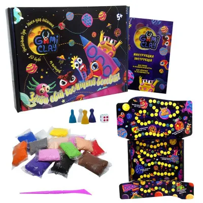Маса для ліплення Strateg "Gumi clay" (14 кольорів) (укр) (71505) Маса для ліплення Strateg "Gumi clay" (14 кольорів) (укр) (71505)