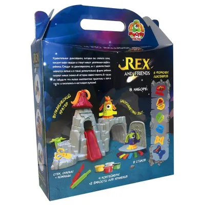 Набір для творчості Strateg "REX and friends" (рус) (71506) Набір для творчості Strateg "REX and friends" (рус) (71506)
