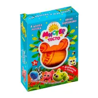 Набори для ліплення Strateg "Містер тісто 4 кольори з глітером" (рус) (71509)