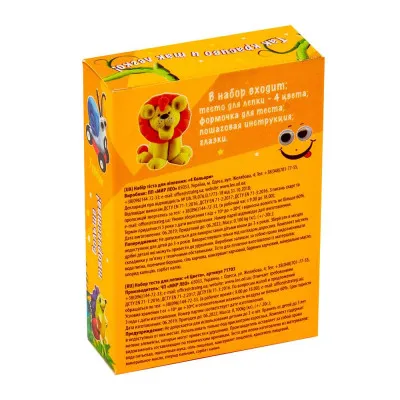 Набори для ліплення Strateg "Містер тісто 4 кольори" рус. (71703) Набори для ліплення Strateg "Містер тісто 4 кольори" рус. (71703)