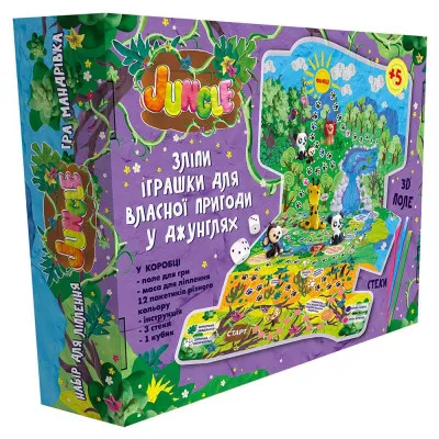 Набір для ліплення Strateg "Jungle" (рус) (71704) Набір для ліплення Strateg "Jungle" (рус) (71704)