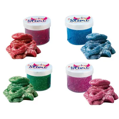 Слайм Strateg "Mi-mi Slimi з глітером" (укр) (71821) Слайм Strateg "Mi-mi Slimi з глітером" (укр) (71821)