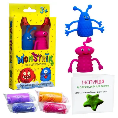 Набір для творчості Strateg "Monstrik" в асортименті (укр) (71823) Набір для творчості Strateg "Monstrik" в асортименті (укр) (71823)