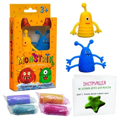 Набір для творчості Strateg "Monstrik" в асортименті (укр) (71823) Набір для творчості Strateg "Monstrik" в асортименті (укр) (71823)