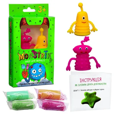 Набір для творчості Strateg "Monstrik" в асортименті (укр) (71823) Набір для творчості Strateg "Monstrik" в асортименті (укр) (71823)