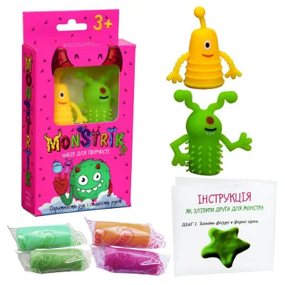 Набір для творчості Strateg "Monstrik" в асортименті (укр) (71823) Набір для творчості Strateg "Monstrik" в асортименті (укр) (71823)
