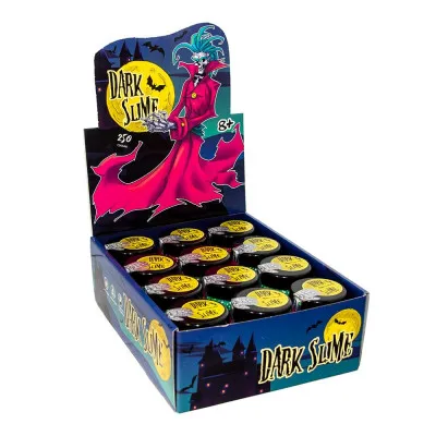 Слайм Strateg «Dark slime з кульками» (укр) (71831)