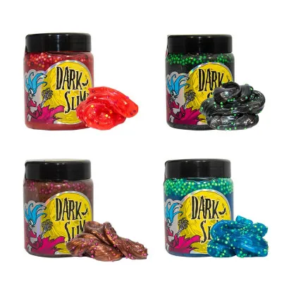 Слайм Strateg «Dark slime з кульками» (укр) (71831) Слайм Strateg «Dark slime з кульками» (укр) (71831)