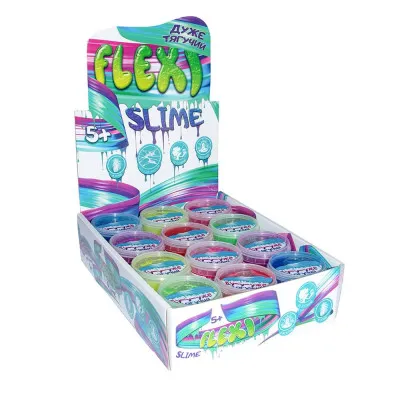 Тягучий слайм Strateg "Flexi slime 125 гр" (укр) (71833) Тягучий слайм Strateg "Flexi slime 125 гр" (укр) (71833)
