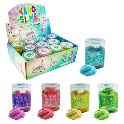 Песочный слайм "Nano slime - 0,150кг, в ассортименте" рус. (71834) Песочный слайм "Nano slime - 0,150кг, в ассортименте" рус. (71834)