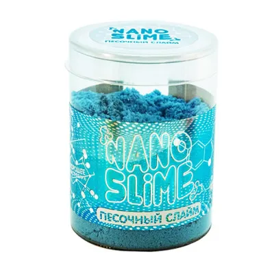 Песочный слайм "Nano slime - 0,150кг, в ассортименте" рус. (71834) Песочный слайм "Nano slime - 0,150кг, в ассортименте" рус. (71834)