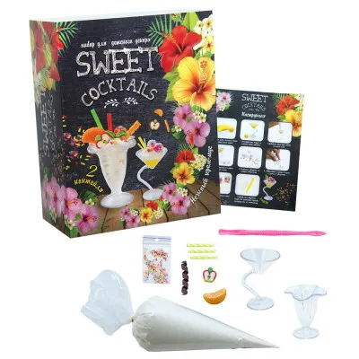 Набір для творчості Strateg "SWEET COCKTAILS" (рус) (71848) Набір для творчості Strateg "SWEET COCKTAILS" (рус) (71848)