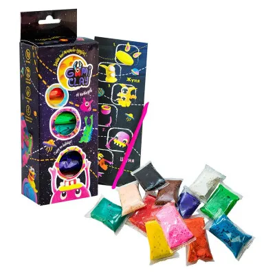 Набір для ліплення Strateg "Gumi clay" (12 кольорів/10 г) (71859) Набір для ліплення Strateg "Gumi clay" (12 кольорів/10 г) (71859)