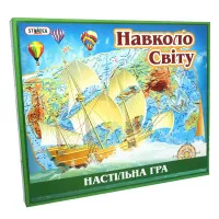 Настільна гра Strateg "Навколо світу" (укр) (724)