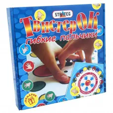 Настольная игра Strateg  "Twister Ok гибкие пальчики" (рус) (730)