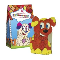 Набір для дитячої творчості Strateg "Підставка для ручок та олівців: песик" (8002)