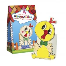 Набір для дитячої творчості Strateg "Підставка для ручок та олівців: курча" (8003)