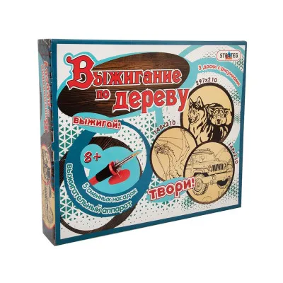 Набор для детского творчества Strateg "Випалювання по дереву" (рус/укр) (846) Набор для детского творчества Strateg "Випалювання по дереву" (рус/укр) (846)