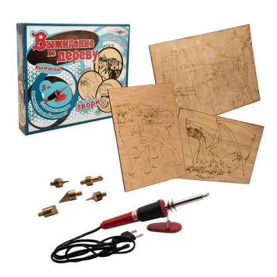 Набор для детского творчества Strateg "Випалювання по дереву" (рус/укр) (846) Набор для детского творчества Strateg "Випалювання по дереву" (рус/укр) (846)