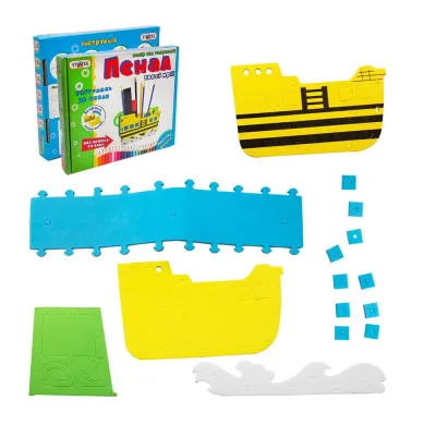 Набір для дитячої творчості Strateg "Пенал своїми руками Кораблик" (9018) Набір для дитячої творчості Strateg "Пенал своїми руками Кораблик" (9018)