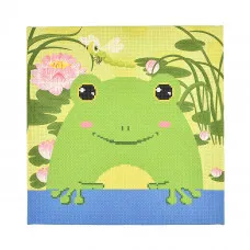 Набор для творчества вышивка крестиком Лягушонок Strateg размером 30х30 см (AX-310)