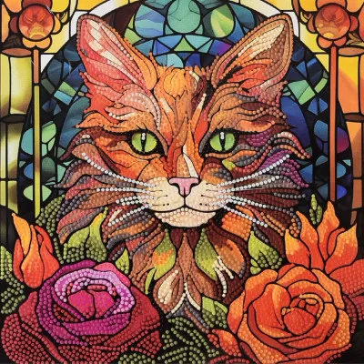 Алмазна мозаїка Strateg ПРЕМІУМ Кіт зі смарагдовими очима розміром 30х30 не повна викладка (DEEX16303) Алмазна мозаїка Strateg ПРЕМІУМ Кіт зі смарагдовими очима розміром 30х30 не повна викладка (DEEX16303)