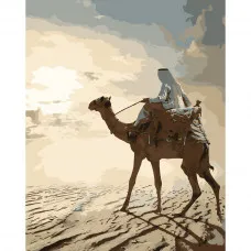 Картина по номерами Strateg ПРЕМИУМ Прогулка шейха размером 40х50 см (DY059)
