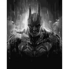 Картина по номерами Strateg ПРЕМИУМ Бэтмен размером 40х50 см (DY163)
