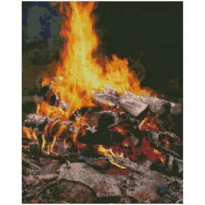 Алмазна мозаїка Полум'я 40х50 см FA0023 Алмазна мозаїка Полум'я 40х50 см FA0023