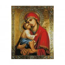 Алмазна мозаїка Донська ікона Божої Матері 40х50 см FA10375