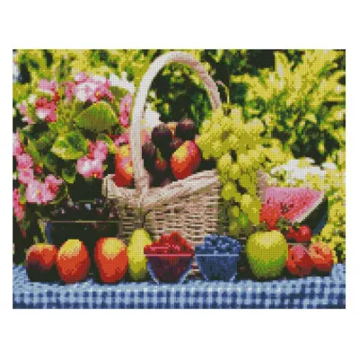 Алмазная мозаика Фруктовый натюрморт 40х50 см FA40144