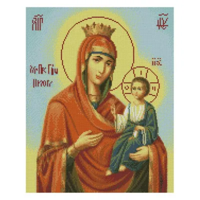 Алмазная мозаика Иверская икона 40х50 см FA40819 Алмазная мозаика Иверская икона 40х50 см FA40819