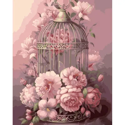 Картина за номерами Strateg ПРЕМІУМ Незвичайний ліхтар з лаком та з рівнем розміром 40х50 см (GS1347)