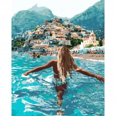 Картина по номерами Strateg ПРЕМИУМ Отличный отдых размером 40х50 см (GS146)