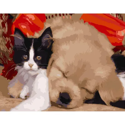 Картина за номерами Strateg ПРЕМІУМ Кумедні малюки розміром 40х50 см (GS411) Картина за номерами Strateg ПРЕМІУМ Кумедні малюки розміром 40х50 см (GS411)